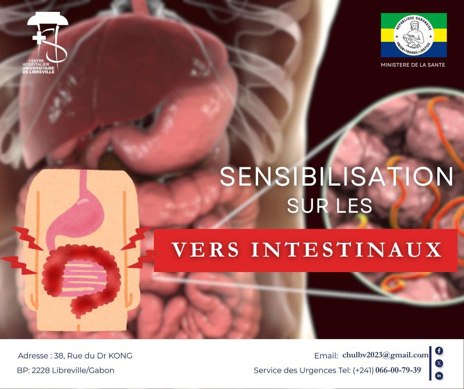 Vers intestinaux : un danger caché pour les familles Libreville, septembre 2025