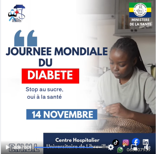 Journée Mondiale du Diabète au Centre Hospitalier Universitaire de Libreville